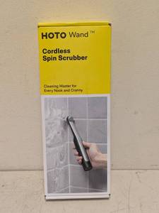 NEW HOTO WAND CORDLESS SPIN SCRUBBER