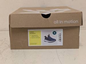 NEW ALL IN MOTION TODDLER CALLAN SNEAKERS SIZE 9 BLUE MULTI