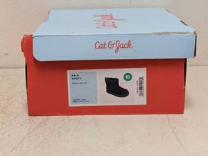 NEW CAT & JACK KIDS ARLO BOOTS SIZE 10 BLACK