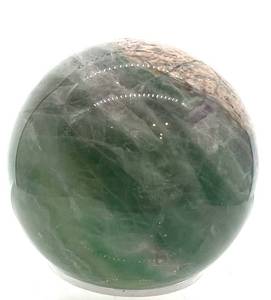 lot 25 image: Fluorite Sphere - Green Crystal Ball