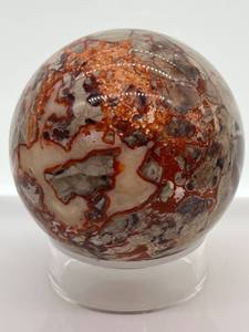 lot 29 image: Money Agate Sphere