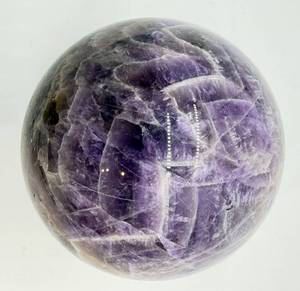 lot 78 image: Amethyst Sphere - Purple Crystal Ball for Display & Collection - Natural Quartz Geode Orb