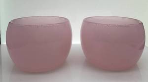 lot 88 image: Pink Stone Bowls (Lot of 2)