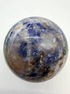 lot 116 image: Blue Sodalite Sphere - Polished Natural Stone Desk Decor