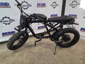 lot 1 image: Super73 Electric Fat Tire Bike 859 Miles Hydraulic Disc Brakes