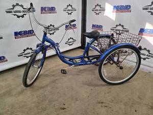 lot 5 image: Schwinn Meridian Tricycle - 3-Wheel Adult Cruiser with Front Basket