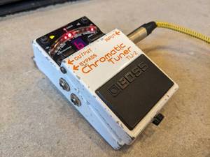 BOSS CHROMATIC TUNER TU-2 GUITAR PEDAL VINTAGE ROLAND TAIWAN TU2