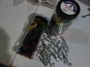 lot 81 image: 2-Canisters w5pc adjustable belt e...