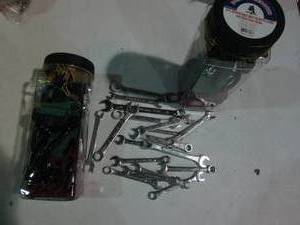 lot 82 image: 2-Canisters w5pc adjustable belt e...