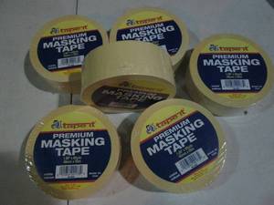 lot 87 image: 6-Rolls Tape-It Premium Masking Tap...