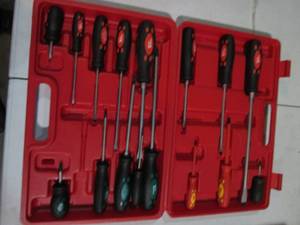 lot 16 image: T&E Tools 16pc Mechanics Screwdrive...