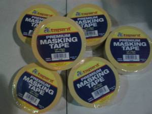 lot 21 image: 6-Rolls Tape-It Premium Masking Tap...