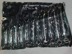 lot 31 image: 11pc SAE Combination Wrench set wit...