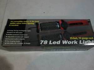 lot 40 image: 78 LED work light with hanging hook...