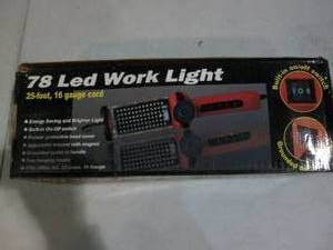 lot 41 image: 78 LED work light with hanging hook...