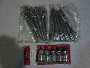 lot 42 image: 5pc 38in drive spline sockets with...