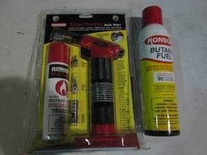 lot 45 image: Ronson Tech Torch Auto Start with 3...