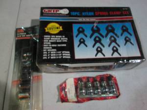 lot 47 image: 10pc Grip nylon spring clamp kit l,...
