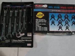 lot 65 image: 6pc SAE ratcheting wrench set plus ...
