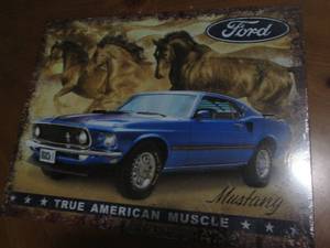 lot 512 image: Ford metal sign...