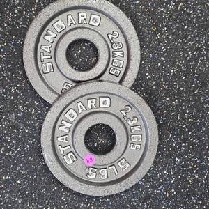 Standard 5lb. Steel Plate Set