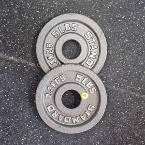 Standard 5lb. Steel Plate Set