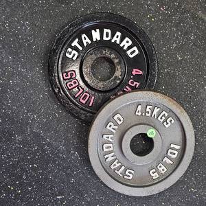 Standard 10lb. Steel Plate Set