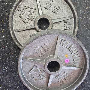 Hampton 25lb. Steel Plate Set
