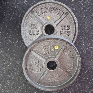 Hampton 25lb. Steel Plate Set