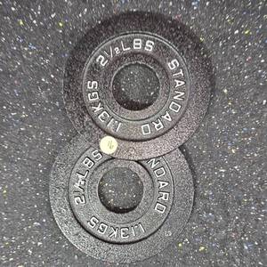Standard Black Steel 2.5lb. Plate Set