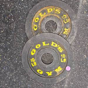 Golds Gym Steel 10lb. Plate Set