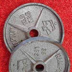 Hampton 35lb. Steel Plate set