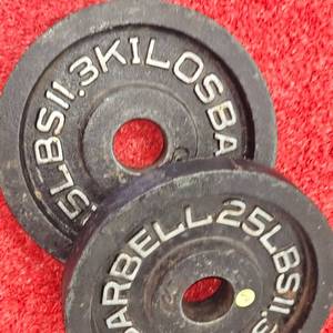 Barbell 25lb. Steel Plate Set