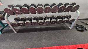 Dumbells and Rack