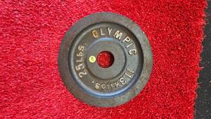 Single 25lb. Steel Plate - Olympic