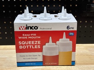 Winco Squeeze Bottles New