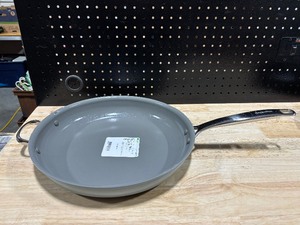 Green Pan Fry Pan New Small Blemish on Rim