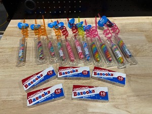 Bazooka Gum, Lollipop Straws