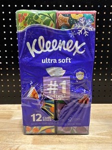 Kleenex Ultra Soft 12 Cube Boxes