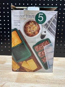 Silicone Freezer Trays New Open Box