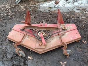 Belly mower and mount and belt