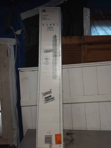 NIB Whitley plastic mailbox post white