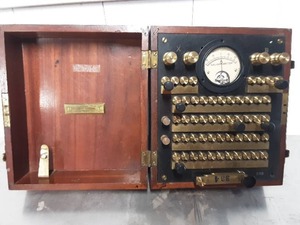 Antique Whetstone  bridge tester device solid brass