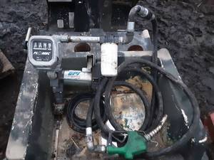 GPI 3025 fuel transfer pump with flomech meter hose and handle
