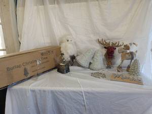 Christmas tree and decor