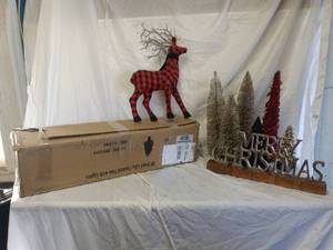 Christmas tree and decor