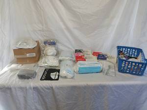 Large lot of facemasks