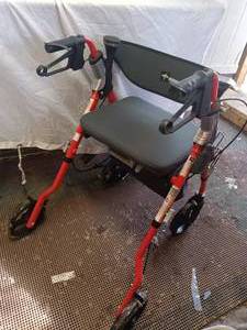 Gently used sitting walker