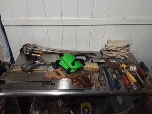 Assortment of hand tools