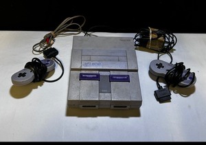 Super Nintendo and controllers